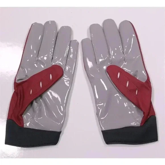 Nike Magnigrip Elite NFL Equipment Burgundy Arizona Cardinals Gloves 3XL - Picture 2 of 5